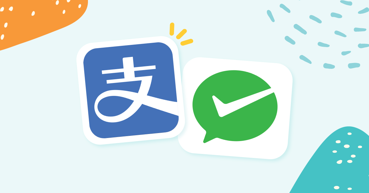 Alipay and WeChat Pay logos for TutorBird payment options